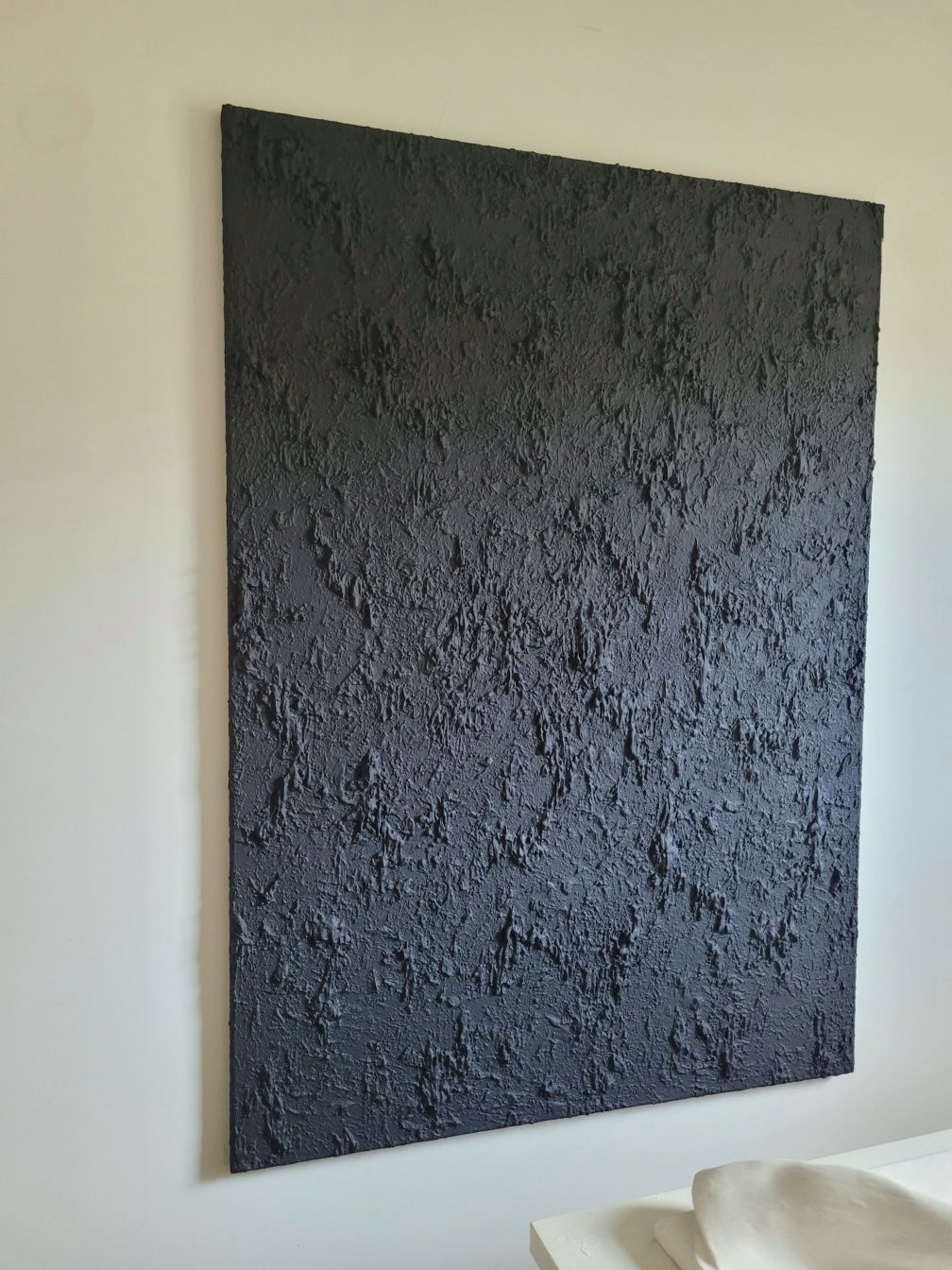 Obraz strukturalny 100x140 czarny