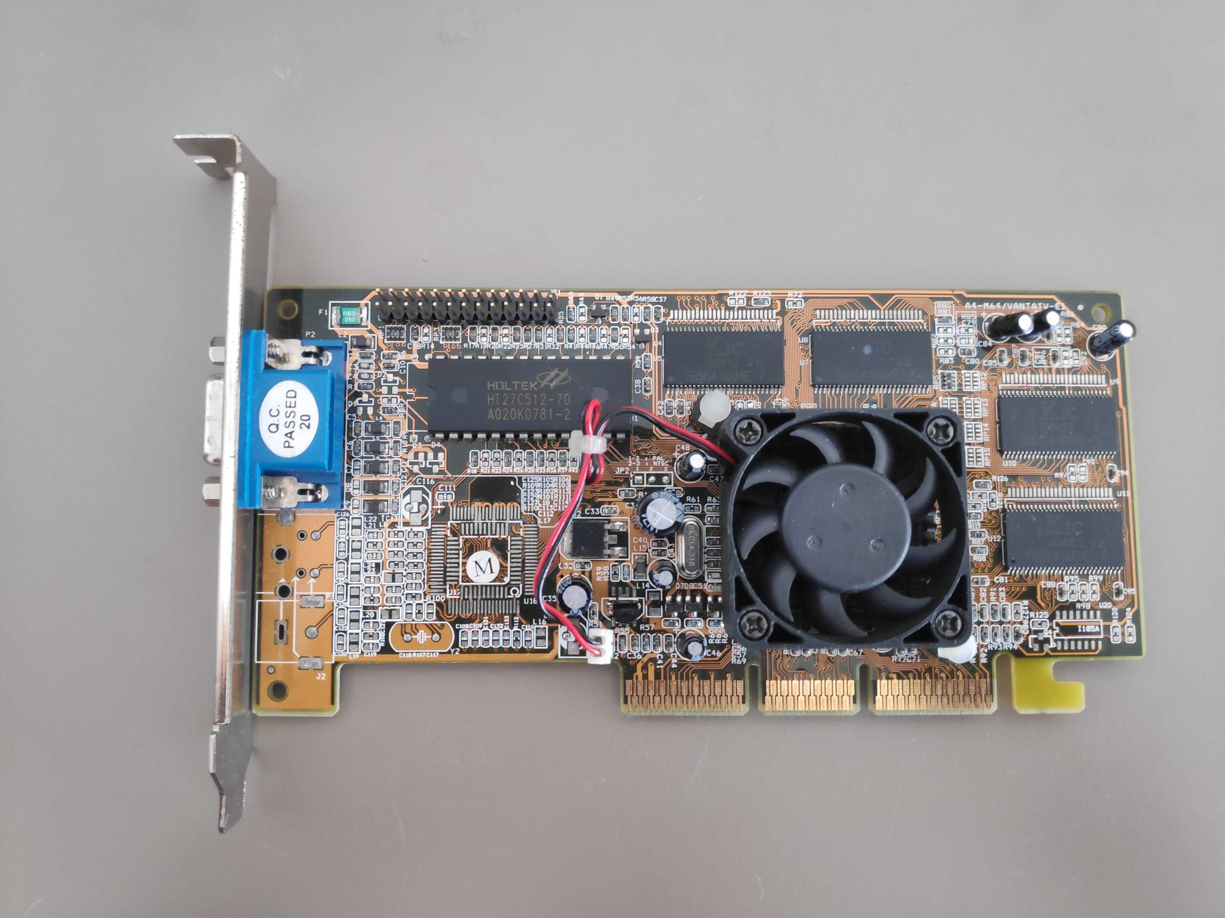 Placa Gráfica Retro AGP - Nvidia TNT2 M64 16MB