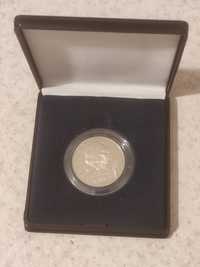 Монета серебро Гоголь Крылов