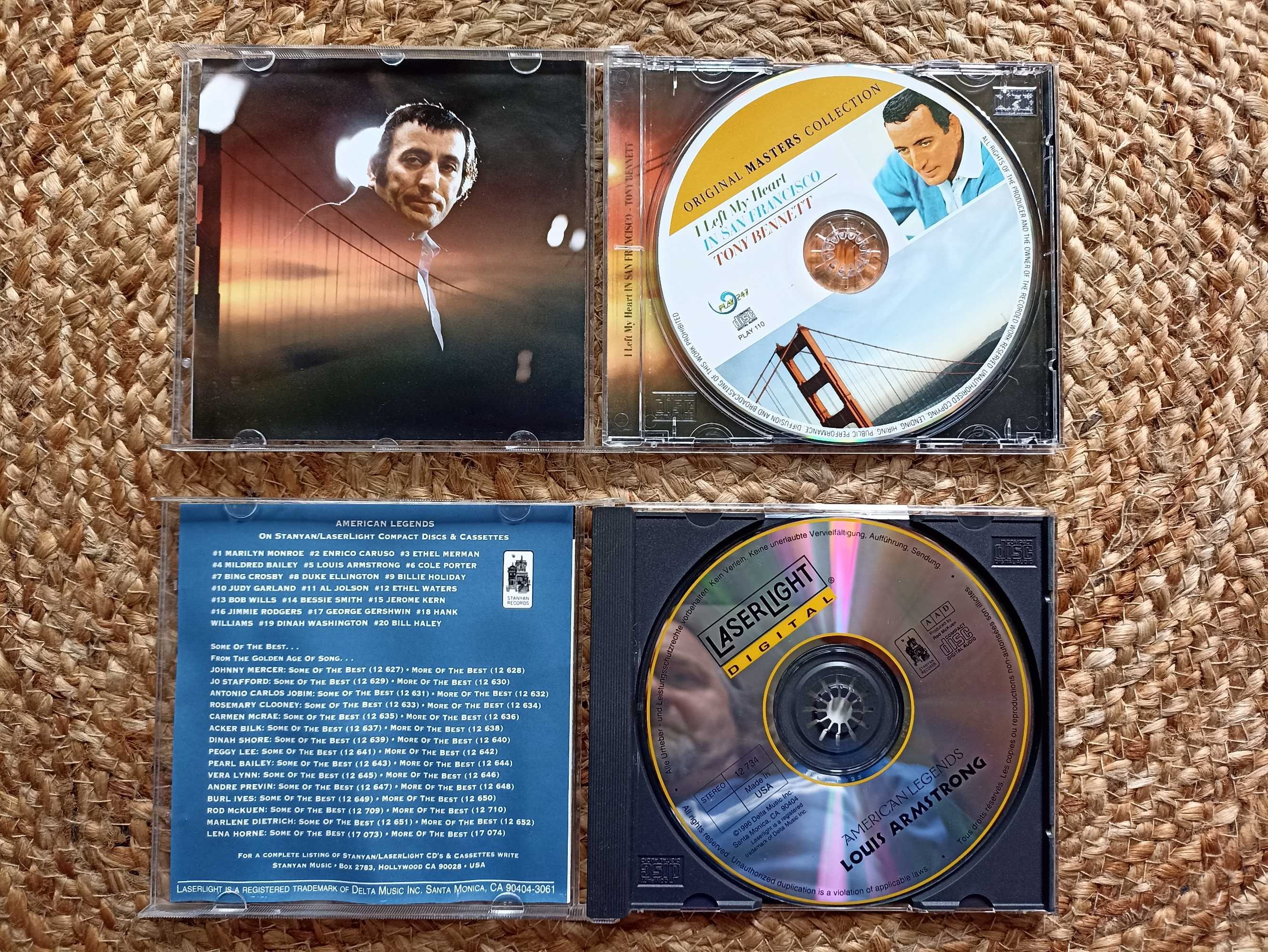 Zestaw 2 płyty CD Louis Armstrong Tony Bennett