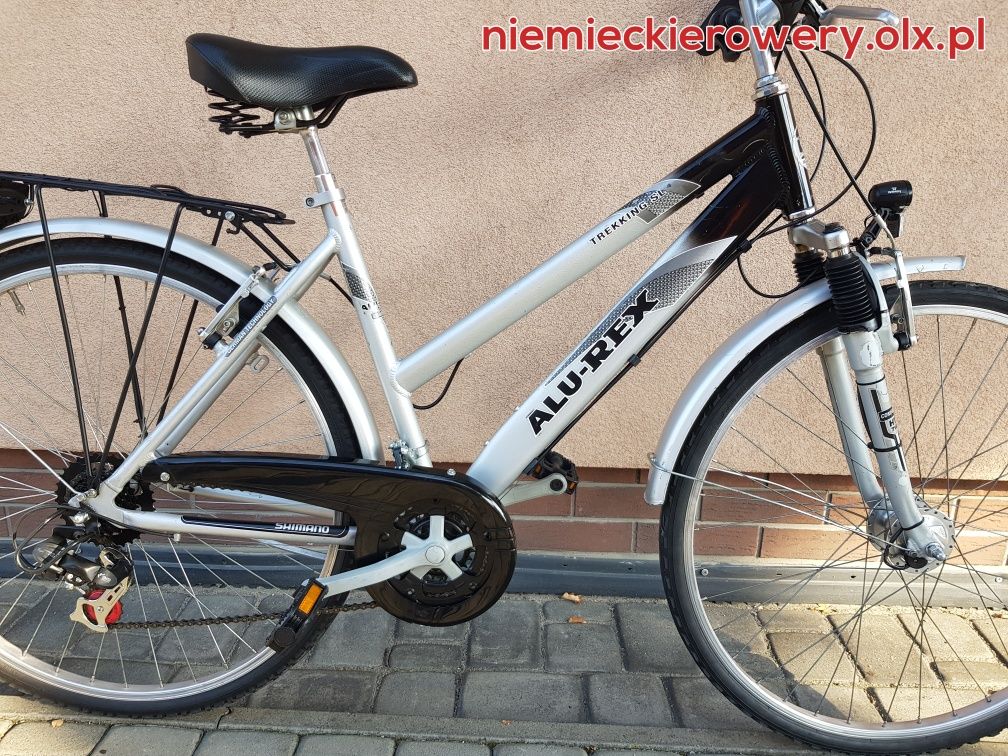 Rower damski damka trekkingowa ALU-REX koła 28 SHIMANO ALUMINIUM rabat