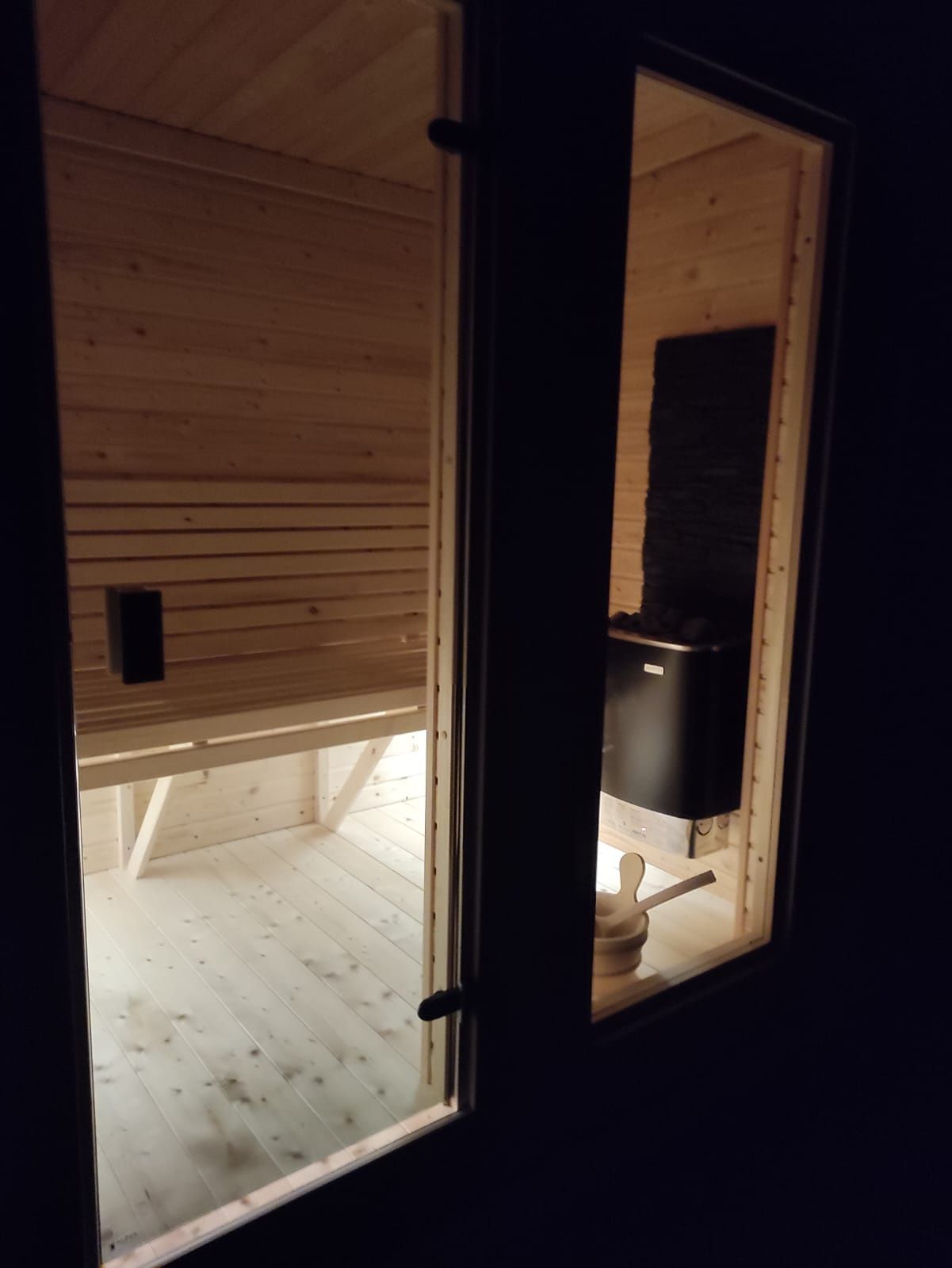 Sauna ogrodowa zewnętrzna