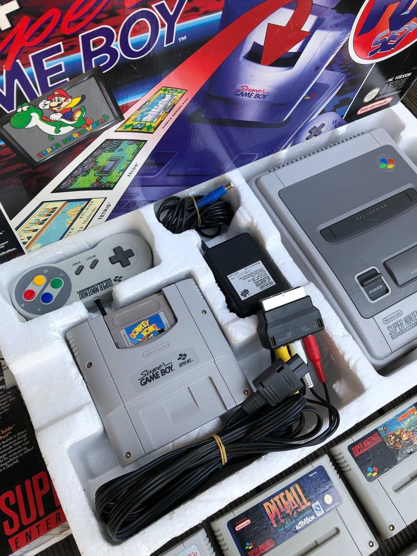 Konsola Super Nintendo 2 pady 10 Gier * MEGA Rarytas kolekcjonerski !