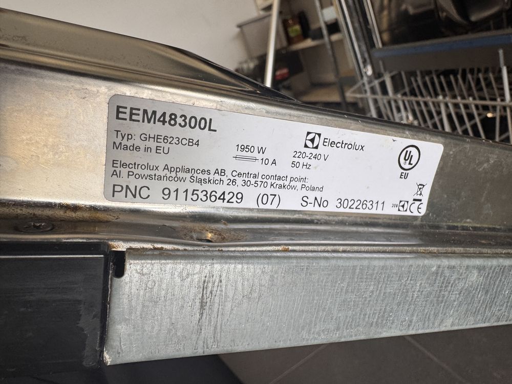 Zmywarka elektrolux uszkodzona!