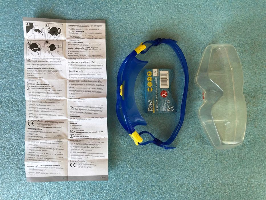 Gogle do sportów wodnych okulary pływackie profesjonalne