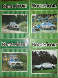 Revistas Motorsport inglesas anos completos 1979, 1980, 1981 e 1982