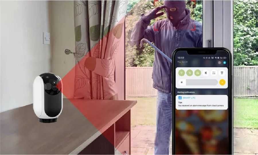 Kamera Wewnętrzna Obrotowa Smart Niania Wifi 3Mpx