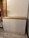 Komoda z drewnianym blatem – wzmocniona pod akwarium 300L