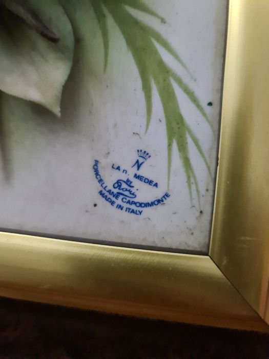 Quadro de porcelana italiana