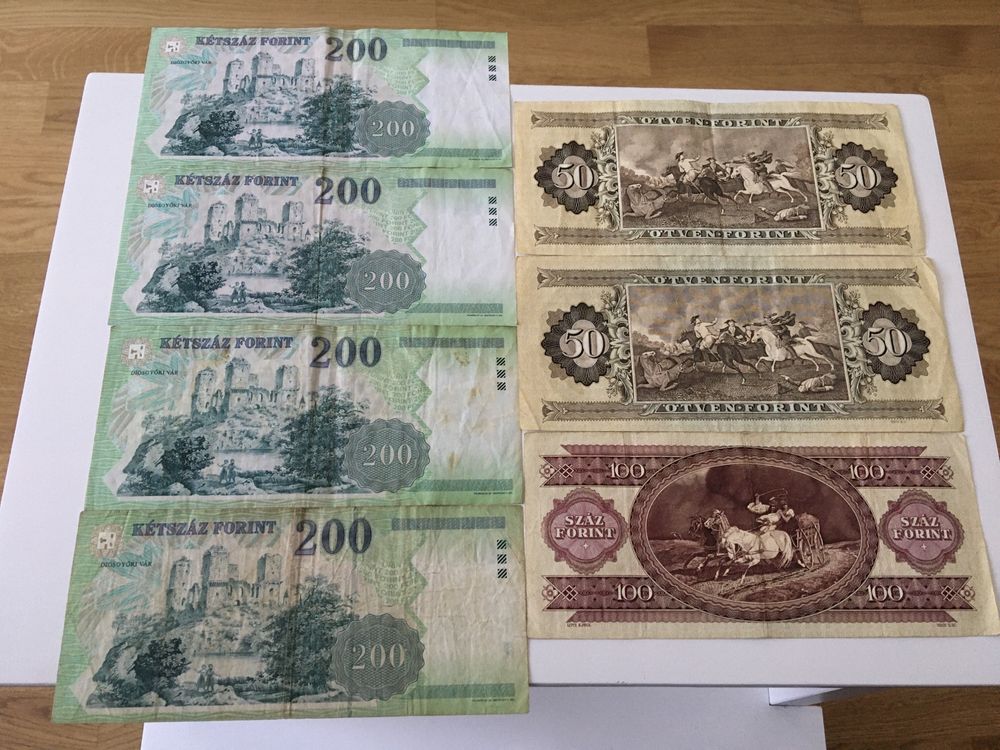 Banknoty Węgry Forint 1986 rok