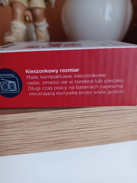 Radio przenośne  kompaktowe.