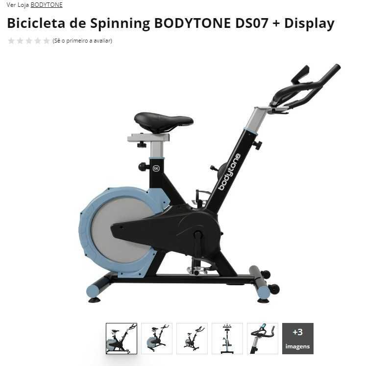 Bicicleta de Spinning BODYTONE DS07 praticamente nova!