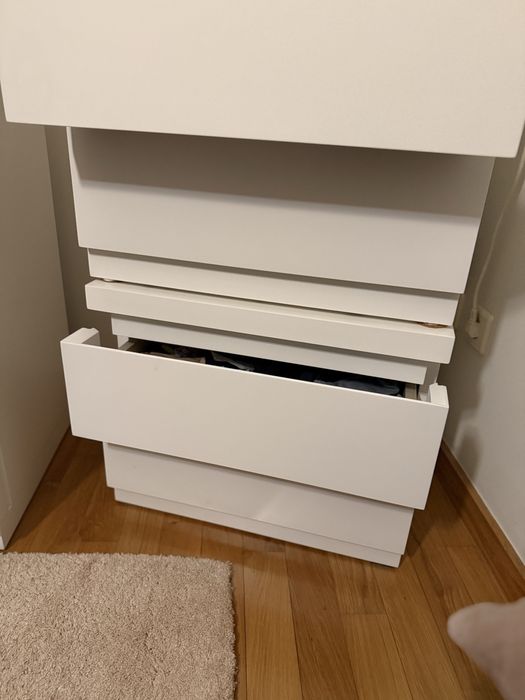 Conjunto de quarto JOM – 2 cómodas + 2 mesinhas de cabeceira lacadas