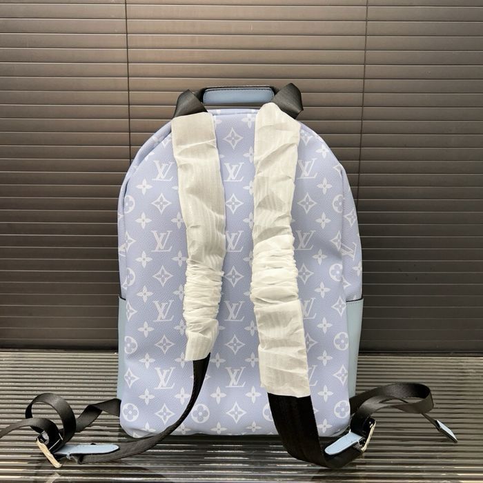 Louis Vuitton Discovery мужской рюкзак унисекс голубой оригинал