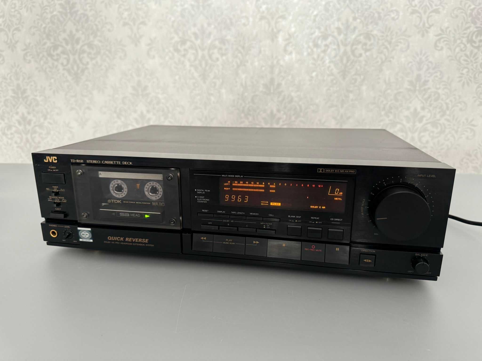 Magnetofon kasetowy JVC TD-R611 Unikat