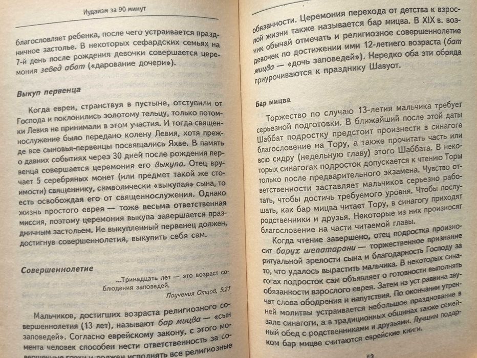 Иудаизм за 90 минут. Е. Лаврович