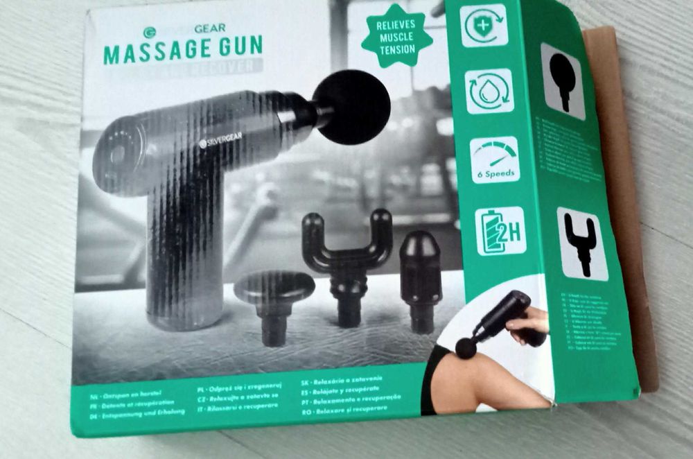 Pistolet do masażu, masażer Silvergear