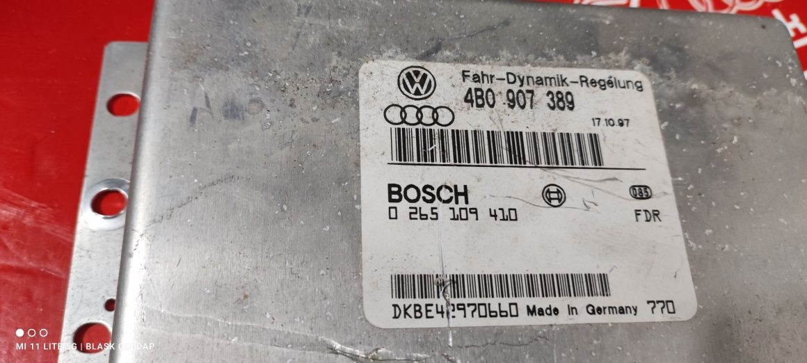 Wiązka Kompletna Czujnika Zmiany Obrotów ESP Audi A4 B5 2.8 Q 1998 rok