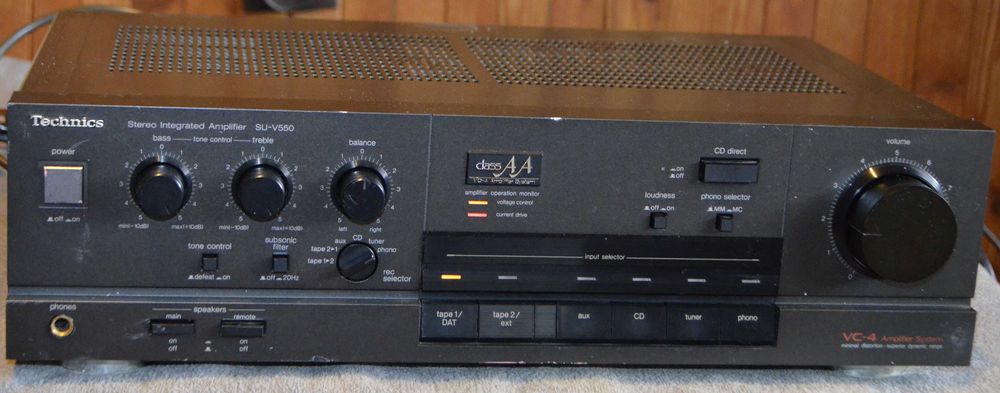 Technics SU-V550 Wzmacniacz stereo Class AA  2x75w