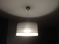 Lampa sufitowa, szara