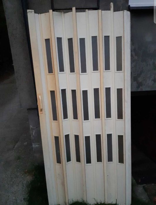 Ścianka panelowa drzwi harmonijkowe pokojowe składane kotara przesuwan