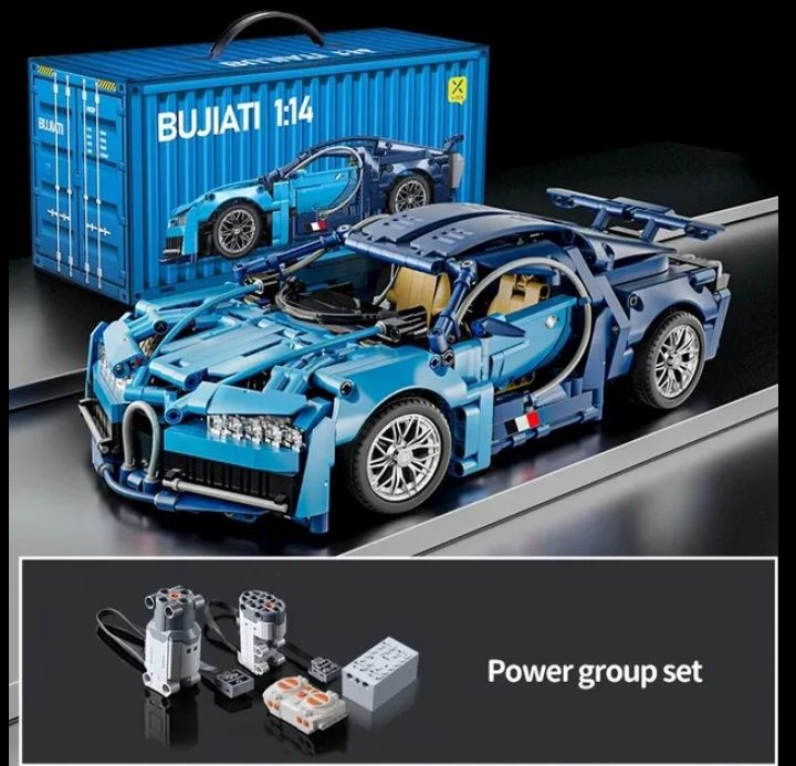 Конструктор суперкар на радиоуправлении Bugatti (1355 дет.) Lego techn