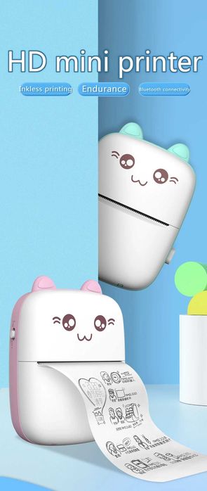 Mini Bluetooth Pocket Thermal Printer Ideal for Notes and Labels64550209046531122