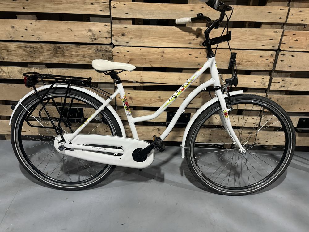 Nowa damka miejska 7 biegow w piascie shimano Naxus