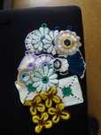 Pegas em crochet varias cores e tamanhos