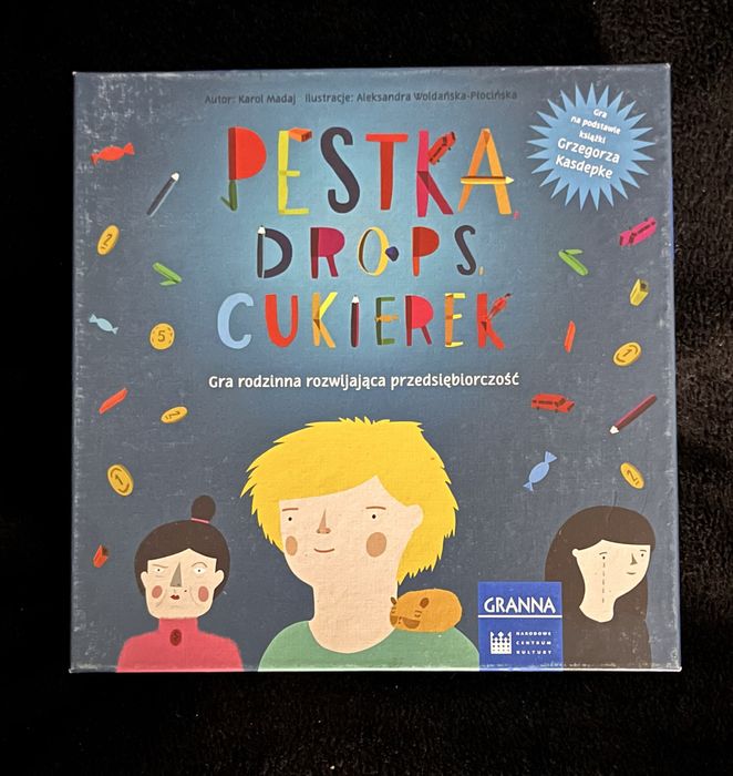 Gra planszowa Pestka Drops Cukierek gra rodzinna dzieci dobry stan