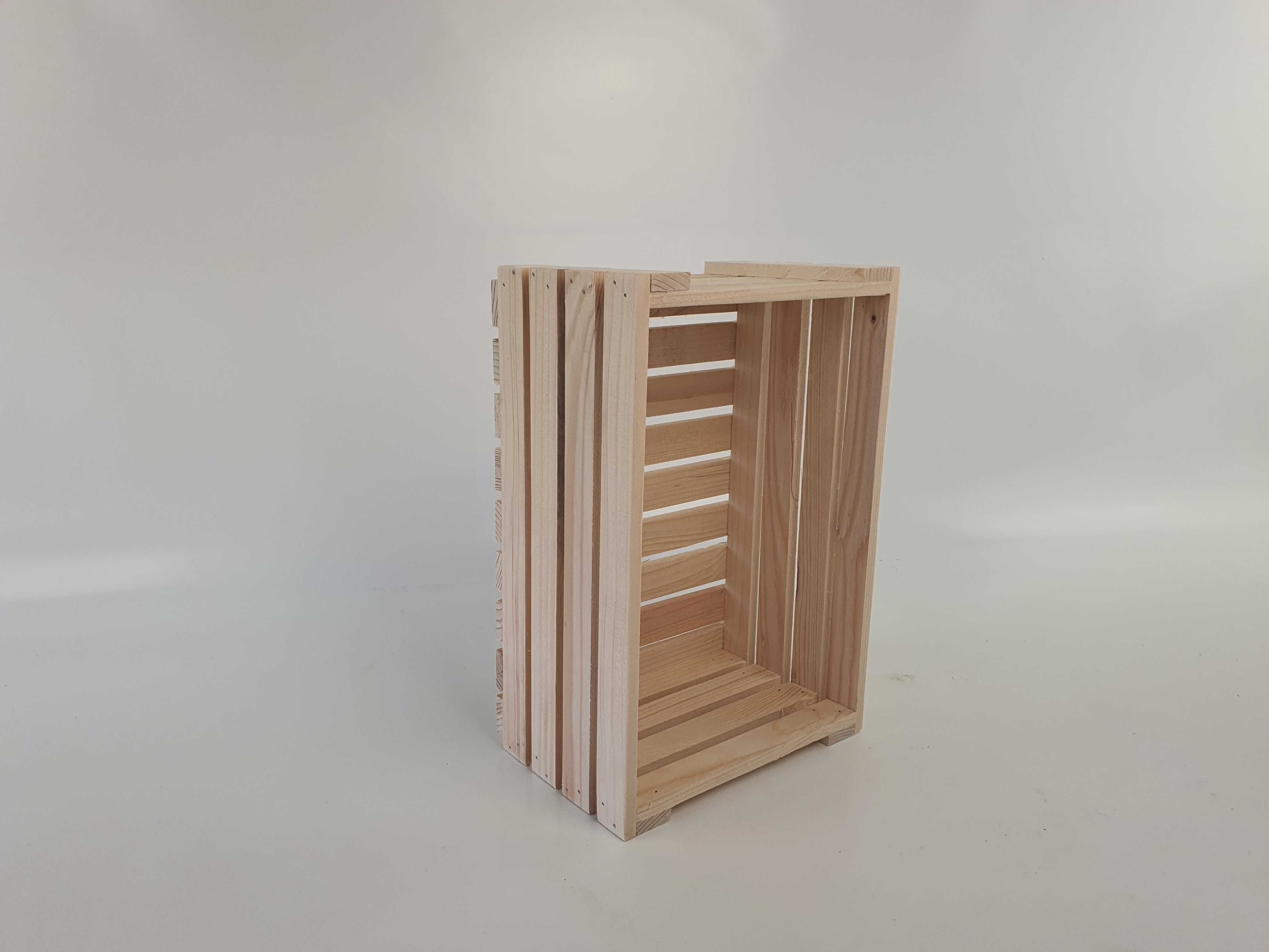 Skrzynka drewniana PREMIUM półka dekoracyjna 30x20x13 rozmiar M