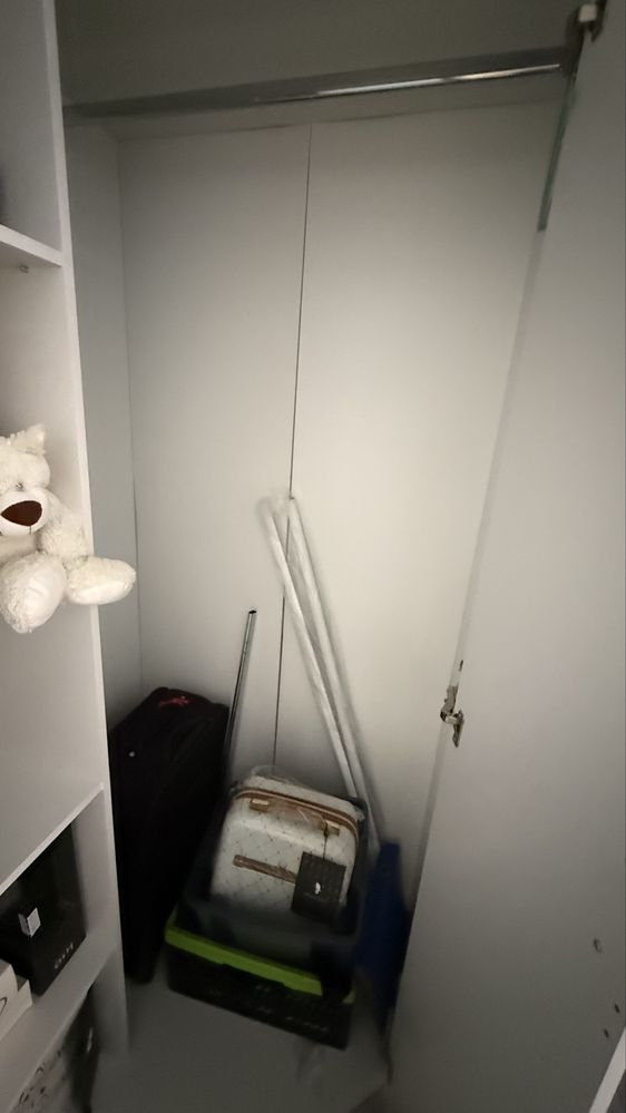 Szafa narożna biala duza