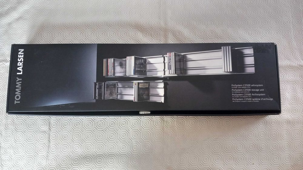 Suporte para DVD's aluminio