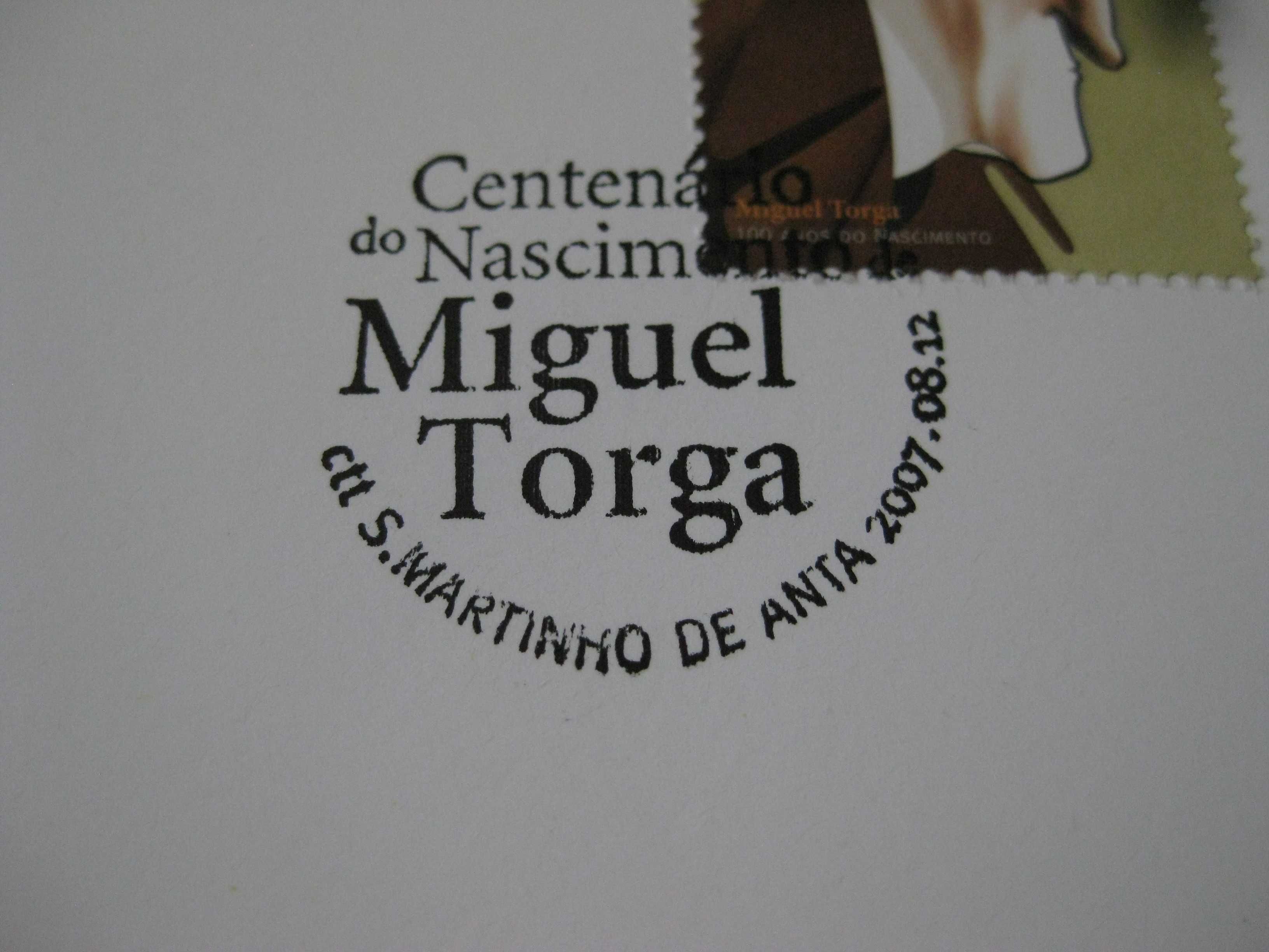 Sobrescrito 100A Nascimento Miguel Torga c/ Carimbo Especial