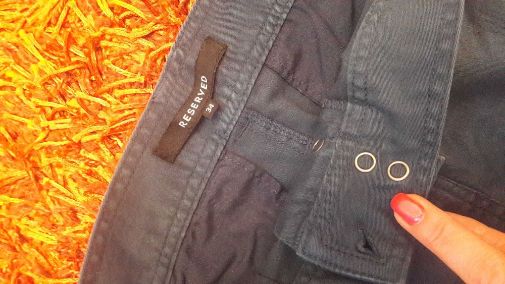 Spódniczka mini niebieska Reserved 34-36 spódnica bombka