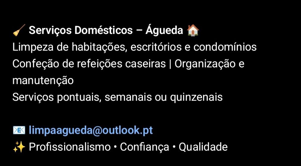 Serviços domésticos Águeda