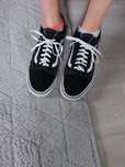 Buty Vansy czarno białe