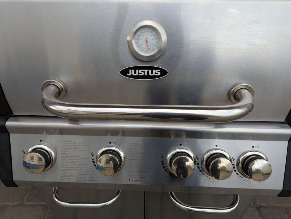 Гриль на газу ,JUSTUK газовий гриль, гриль, барбекю