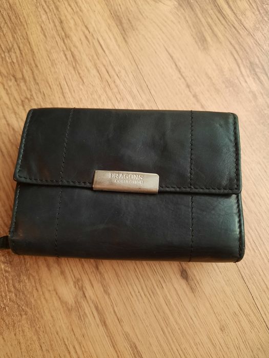 Portfel damski skórzany 14x10cm
