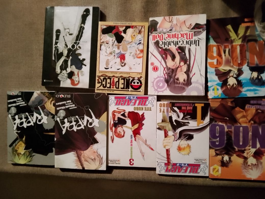 Zestaw Manga 9 sztuk mang  komiksy Bleach Rappa no.6