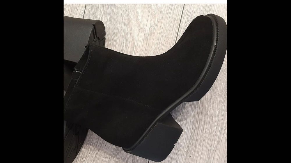 Ботильйони 39 розмір натуральна замша