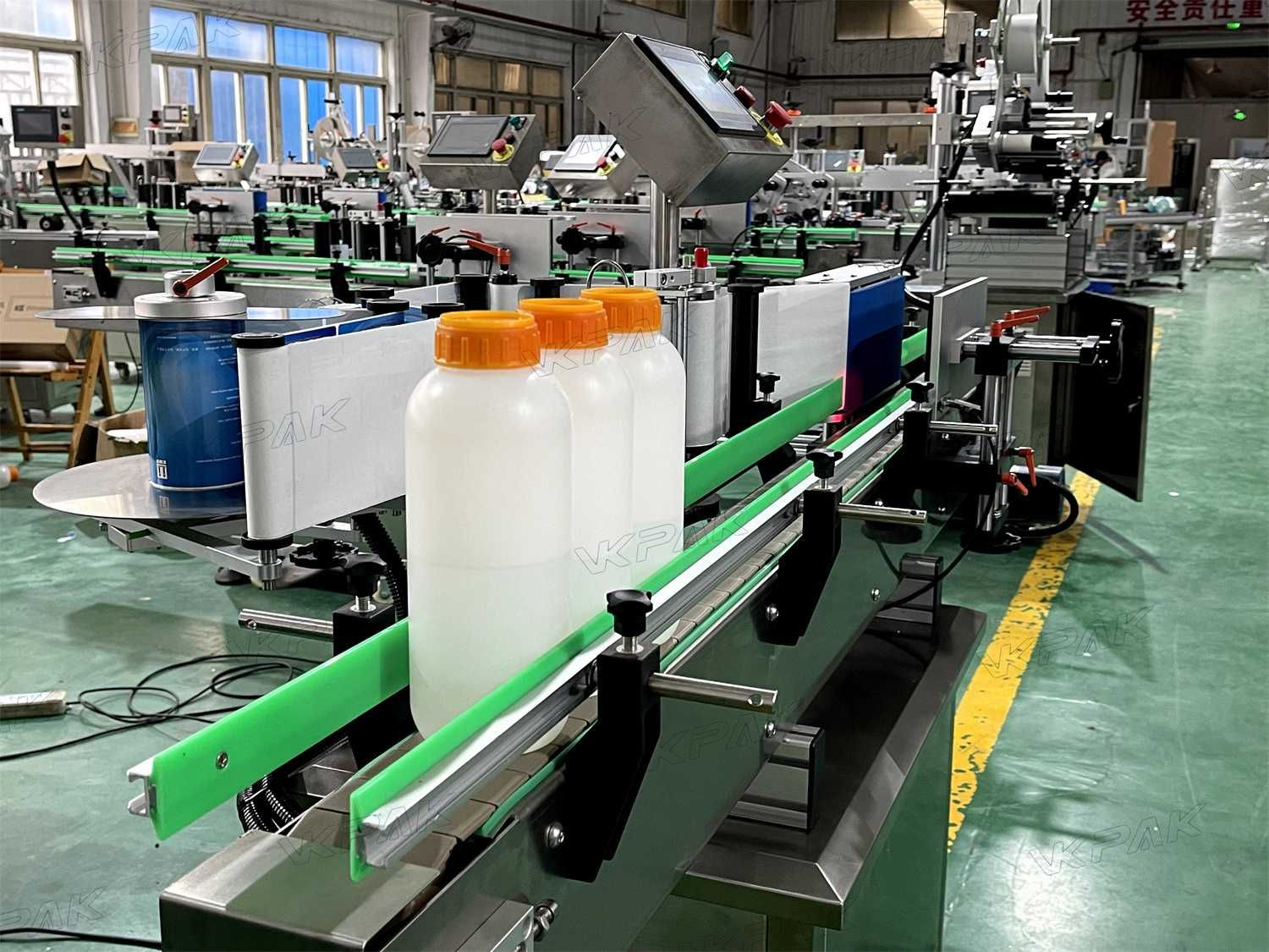 máquina de rotulagem, VK-VRL Máquina de rotulagem para garrafas/latas