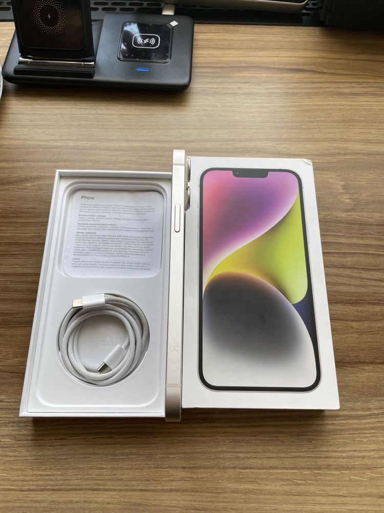Iphone Aplle 14 Plus 512GB Starlight/A2886/Bat85%/Idealny!