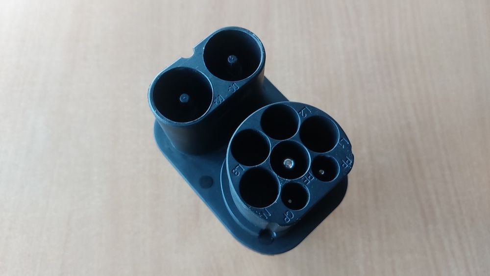 Перехідник ССS Combo 2 DC+AC Tesla швидкісний перехідник тесла 250кв