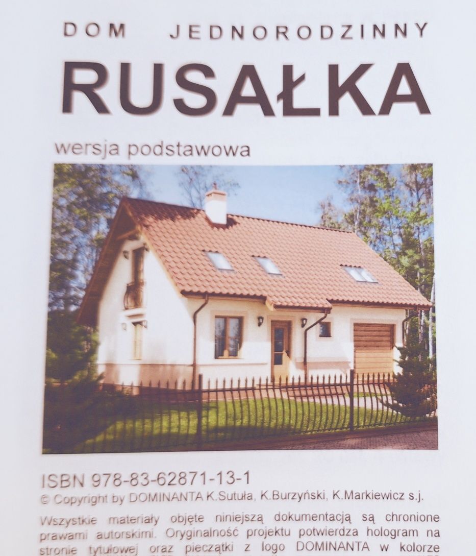 Projekt domu Rusałka