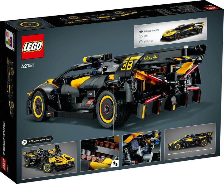 Конструктор LEGO Technic Bugatti Bolide (42151) Лего