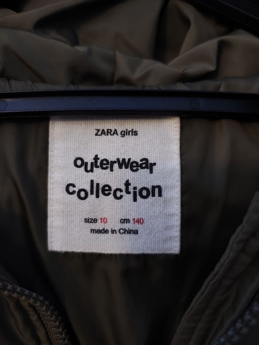 ZARA puchowa kurtka rozm 140 oversize 100% pierze,cena w sklepie 650zl