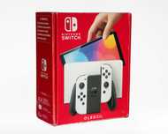 Nintendo Switch OLED + Kontroler + Futerał + 4 Gry