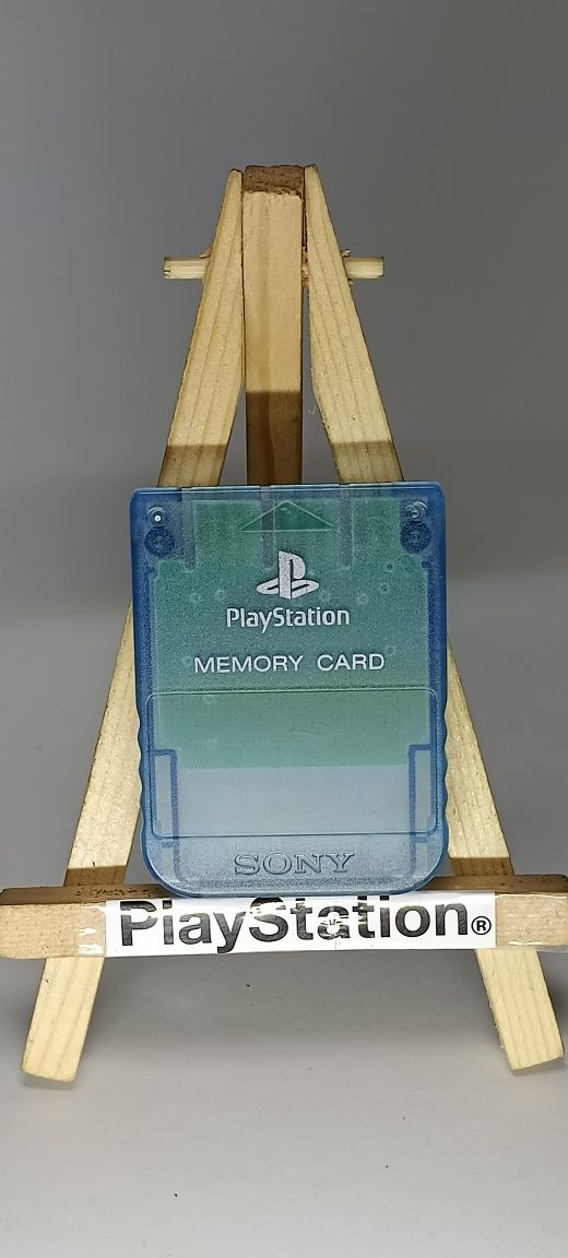 Oryginalna Karta Pamięci do konsoli Playstation 1 Psx Island Blue ps1