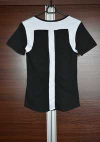 Nowy t-shirt koszulka czarno-biała Butik